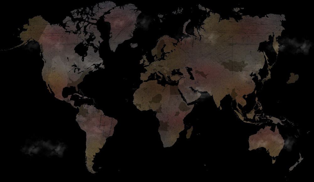 酸雨战争世界地图